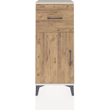 Arges Komodin Tek Raflı Tek Çekmeceli Tek Kapaklı 44x30x106 Aytaşı-çam Aytası