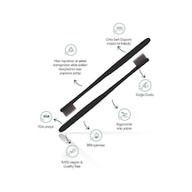 T Brush Bioçözünür Diş Fırçası Orta Sert Siyah