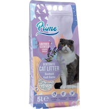 Prime Lavanta Kokulu İnce Topaklaşan Bentonit Kedi Kumu 5 L