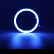80mm-1pcs Buz Mavisi-led Angel Eyes Beyaz Kırmızı Mavi Sarı Moto Halo Halka Işık Angel's Eye Far Drl Gündüz Farı