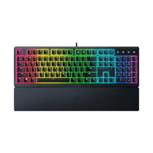 Ornata V3 - Düşük Profilli Oyun Klavyesi Hibrit Mecha-membran Anahtar, Uv Kaplamalı Tuş Başlıkları, Manyetik Yumuşak Dokunuşlu Bilek Dayanağı, Rgb Chroma Abd Düzeni Siyah