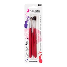 Nascita Nail Art Tırnak Süsleme Fırça Seti 3'lü - 06 Sku: Smg8690010441652