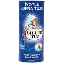 Billur Tuz İyotlu Sofra Tuzu Tuzluklu 125 G