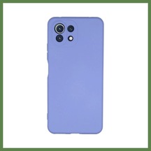 Bezos Mi 11 Lite Uyumlu Kılıf Nano İçi Kadife Silikon - Lila Hb006