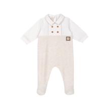 Chicco Erkek Bebek Arkadan Açılan Tulum 09101463000000 000061 Bej