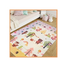 180x150 Cm Katlanabilir Oyun Halısı İle Eğlenceli Oyun Alanı