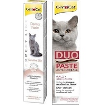 Gimcat Derma Paste 50 G + Malt Tavuklu Kedi Macunu 50 G
