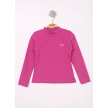 Toontoy Kız Çocuk Tnty Nakışlı Sweatshirt Vıolet