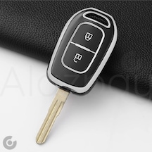 Renault Clio Megane Scenic Twingo Laguna Dacia Duster Dokker Logan Tpu Anahtar Kılıfı Syh Gümüş