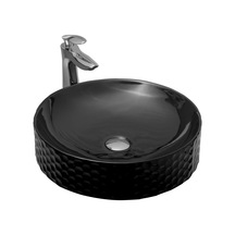 Paluci Paula Black Çanak Lavabo Sırlı