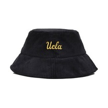 Ucla Carrıe Siyah Bucket-kadife Nakışlı - Unisex Şapka Siyah