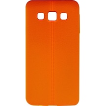 Nettech Samsung Galaxy A300 A3 2015 Uyumlu Dikişli Seri Arka Koruma Kılıf - Beyaz Beyaz