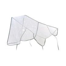 9050278044078drvs1 - Buffer Bebek Arabası Puset Şeffaf Yağmurluk Rüzgar Engelleyici Muşamba Çok Renkli