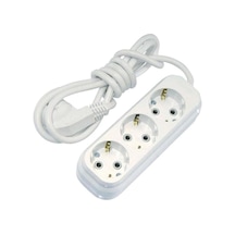 Ara Kablo Uzatma 3'lü Priz - 3 Metre Elektrik Ara Kablo 1