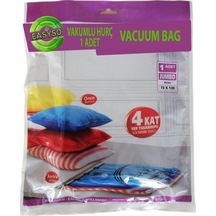 Vakumlu Hurç 73 X 130 Elbise Yorgan Battaniye Hurcu 73x130 Vakumlu Saklama Torbası Jumbo Boy Pvc-pol Diğer