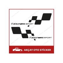 Fabia Vrs Sticker (Takım Set) Fabia Sticker Vrs Arma Sticker