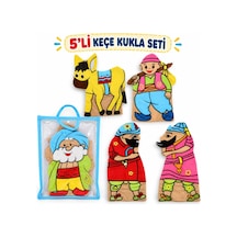Eğlenceli Milli Kahramanlar Kukla Seti 5'li