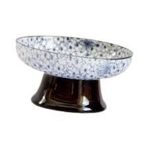 Suntek Tatlı Aperatif Tepsisi Masa Dekoru Ayaklı Çiçekler