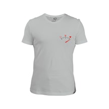 Erkek V Yaka Siyah Tshirt Kalp Ibre 001