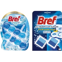Bref Brilliant Jel Okyanus 2'li + Rezervuar Blok 2 Li Koku Giderici Set