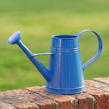 Tr Stella 3 Litre Metal Çiçek Bahçe Sulama Kabı Modern Dekoratif Çok Amaçlı Sulak Mavi