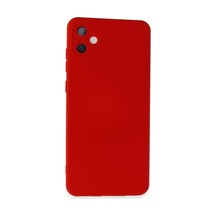 Galaxy A05 Kılıf Nano İçi Kadife Silikon - Kırmızı