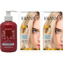 Jeans Color Saç Boyası Pamuk Şekeri Pembe 250 ml + Bianna Açıcı 2 Paket