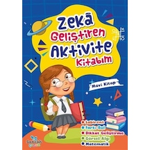 Zeka Geliştiren Aktvite Kitabım - Mavi Kitap- Sancak Çocuk