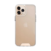 Noktaks - iPhone Uyumlu 14 Pro - Kılıf Koruyucu Tatlı Sert Gard Silikon - Renksiz