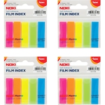 Noki Memo Film İndex 5 Renk 12x45 Mm 25 Yaprak 12050 4 Adet