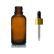 50ml Kahverengi Cam Damlalıklı 12 Adet, Sarı Kapak Siyah Emzik, Ecza Şişesi, Damlalıklı Şişe, Propolis Şişesi, Damlatmalı Şişe, Saç Serum Şişesi, Ecza Şişesi