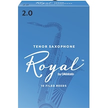 D'addario Rkb1020 Royal Tenor Saksafon Kamışı No: 2.0 Eğitim/hobi - 10'lu Paket Hafif Direnç Ve İdeal Eğitim Kamışı