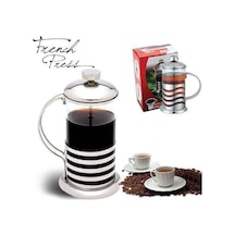 French Press Kahve Filtre Bitki Çayı Demleme Kupası Metal 350 ML Metal