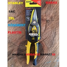 Stanley Sac Makası Alçıpan Köşebent Makası Kaporta Makası 250Mm