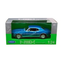 Welly 1 24 1967 Pontiac Firebird Mavi Model Metal Araba