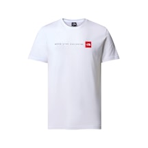 The North Face M S/s Never Stop Exploring Tee Erkek T-shirt-28175 Beyaz