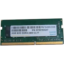 Apacer 2gb 2400mhz Sodımm Ddr4 76.a305g.d330b Ram