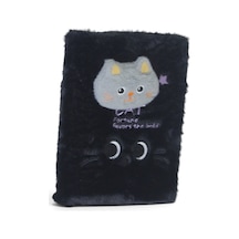 14x20 Cm Peluş Hatıra Günlük Anı Defteri 80 Yaprak Çizgili 13 Çok Renkli