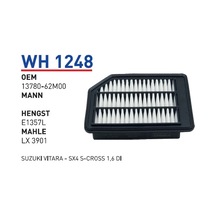 WUNDER WH1248 HAVA FİLTRESİ - SUZUKI VITARA - SX4 S-CROSS 1,6 DDİ