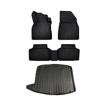 Volkswagen Golf 6 2009-2012 Uyumlu 4d Premium Paspas Ve Bagaj Havuzu Seti Bizymo