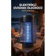 Elektrikli Sivrisinek Öldürücü Tuzak Lamba Uv Işıklı Böcek Kovucu
