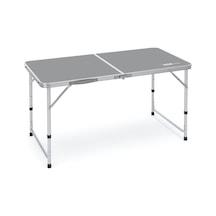 Rox Camping 0311 Yükseklik Ayarlı Katlanır Kamp Masası 120x60 Cm Gri