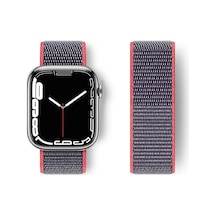 Watch 42mm Hasırlı Cırtcırtlı Kordon - Pembe Diğer