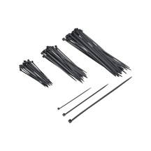 Plastik Kablo Bağı Cırt Kelepçe Set 100 Mm - 150 Mm - 250 Mm X 2.5 Mm Siyah 20 Şer Adet X 3 60 Adet