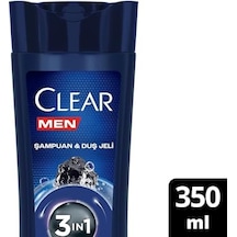 Men 3 İn 1 Şampuan & Duş Jeli Arındırıcı Kömür Saç Yüz Vücut İçin
