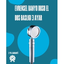Hubrendy Tekno Su Tasarruflu Ve Kolay Kurulumlu El Duş Başlığı Yüksek Performans Diğer