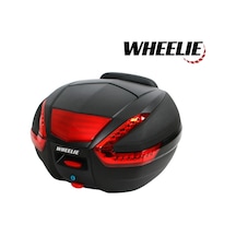 Wheelıe Xt62-b 38 Litre Motosiklet Arka Çanta Tak Çıkart Özellikli Siyah Su Geçirmez Abs Top Case  Üniversal