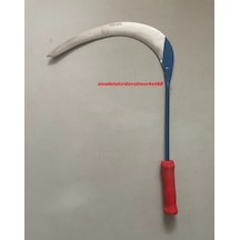 Sensan Çelik El Yapımı Dövme Orak Orta Boy Orak Ot Biçme Oragı 45cm