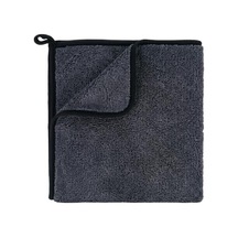 Siyah Mikrofiber Oto Temizleme Bezi - 50x70 Cm, 550 Gsm