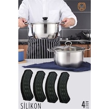 Tencere Tutucu Silikon 4 Adet Diğer